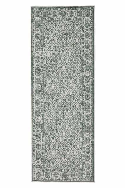 Kusový běhoun Northrugs Twin 103115 Green Cream