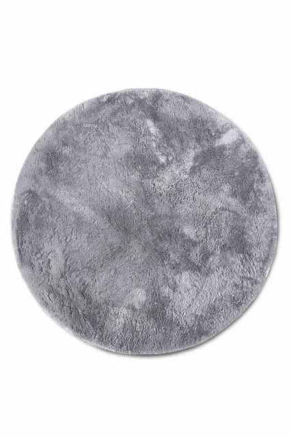 Kruhový kusový koberec Elle Decoration Cosy 106110 Silver Ø 160 cm