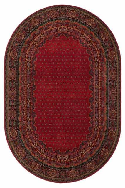 Kusový koberec POLONIA Baron Burgund 2 - Ovál 170x235 ovál cm