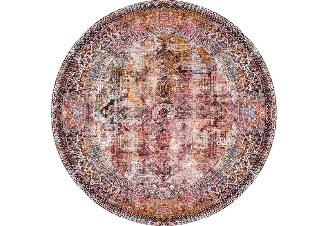 Kulatý koberec Fusion Chenille vícebarevný