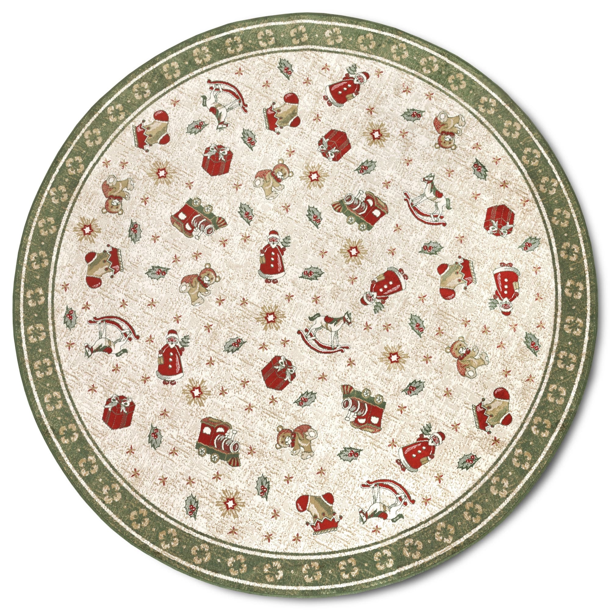 Kusový koberec Villeroy & Boch Toy's delight 106218 Green, Multicolor kruh Kruh Ø 160 cm