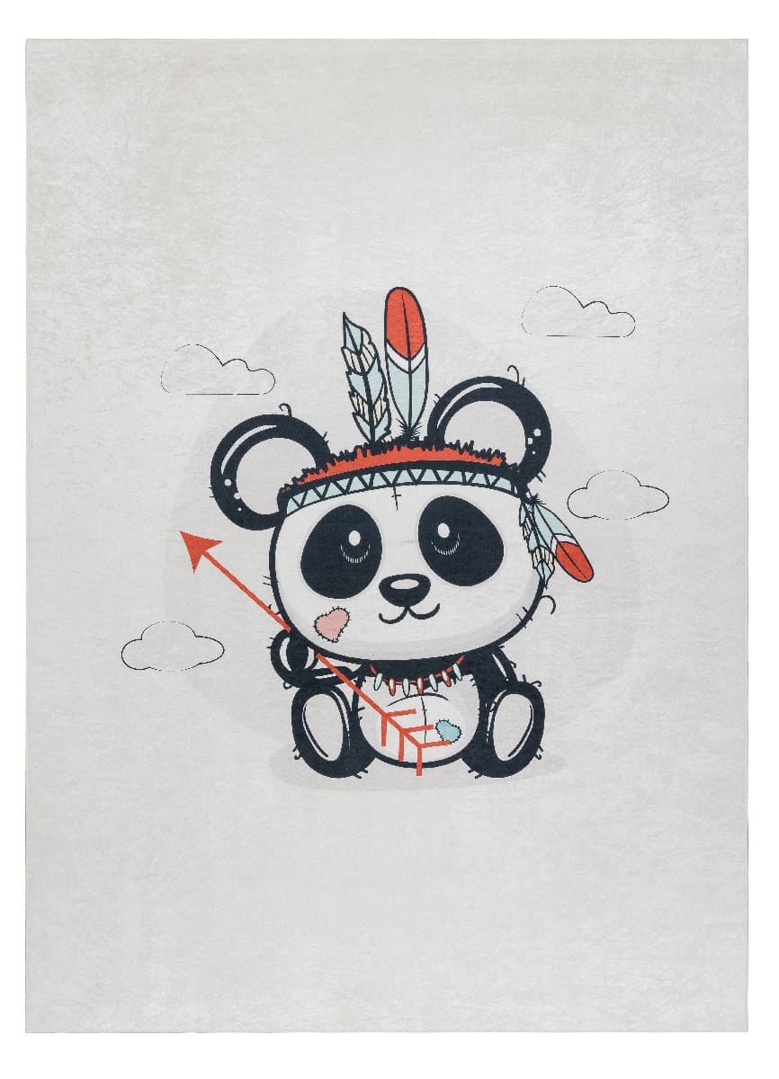 Dětský kusový koberec Bambino 1129 Panda cream