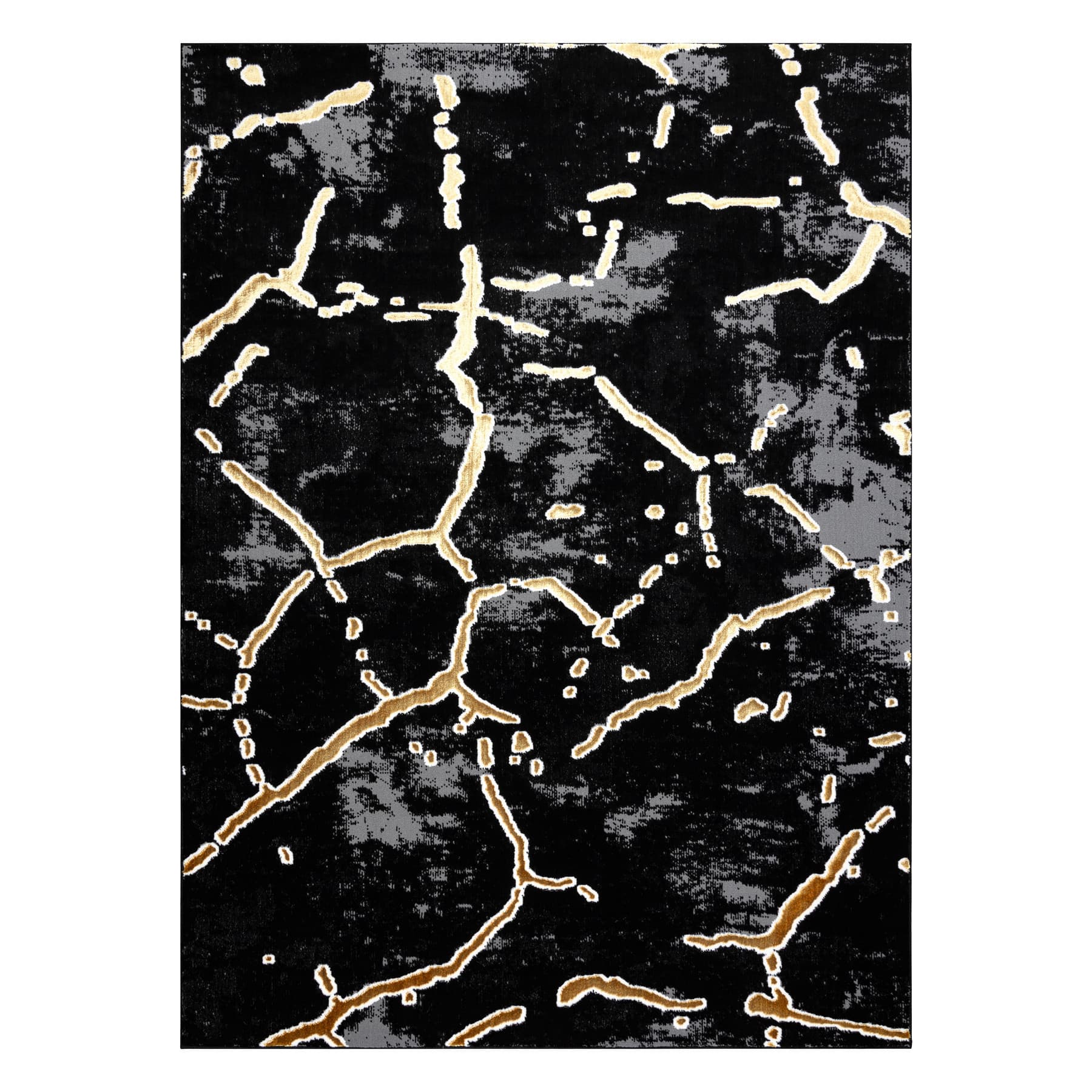 Kusový koberec Allure 1967 black/gold