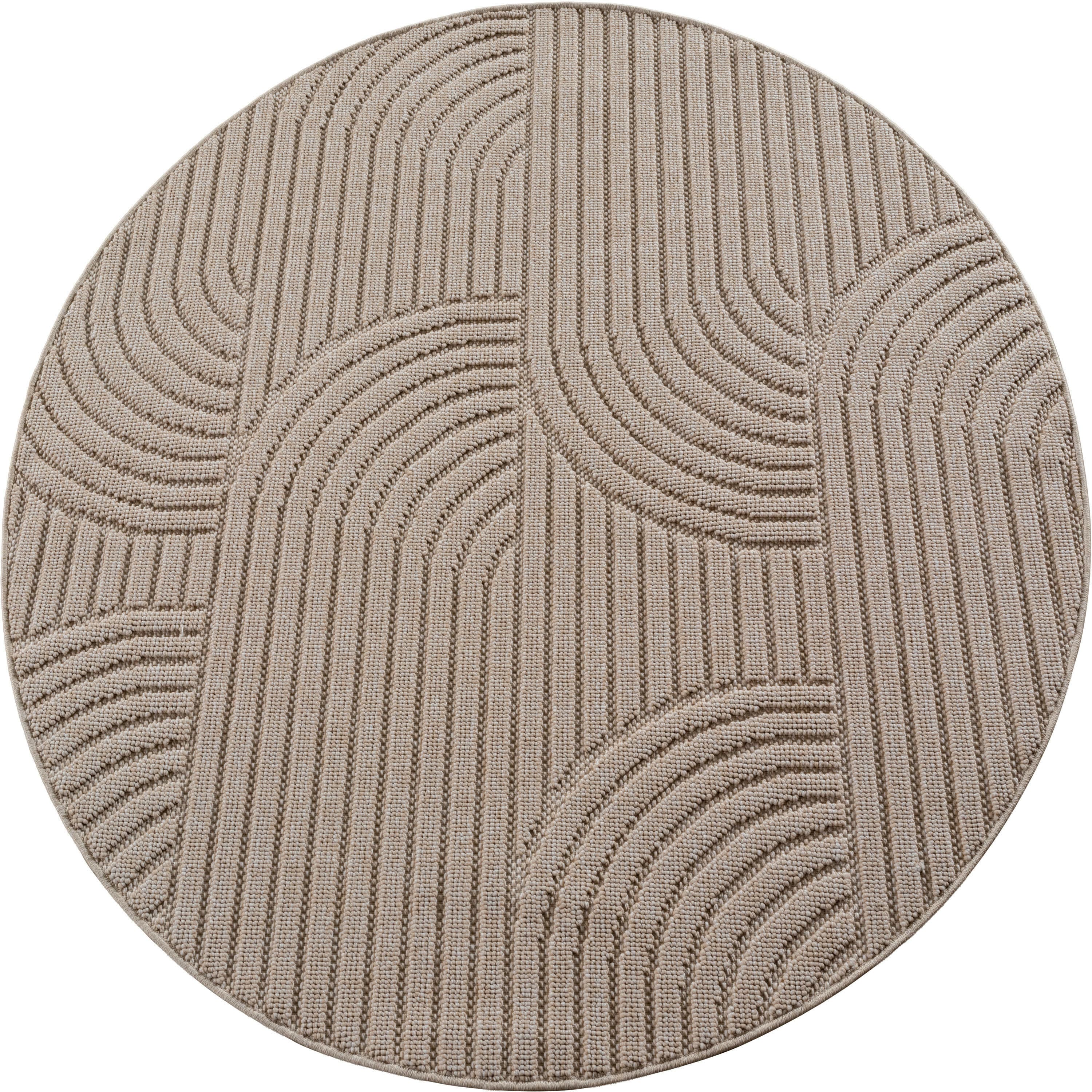 Kusový koberec Helix 2201 beige kruh