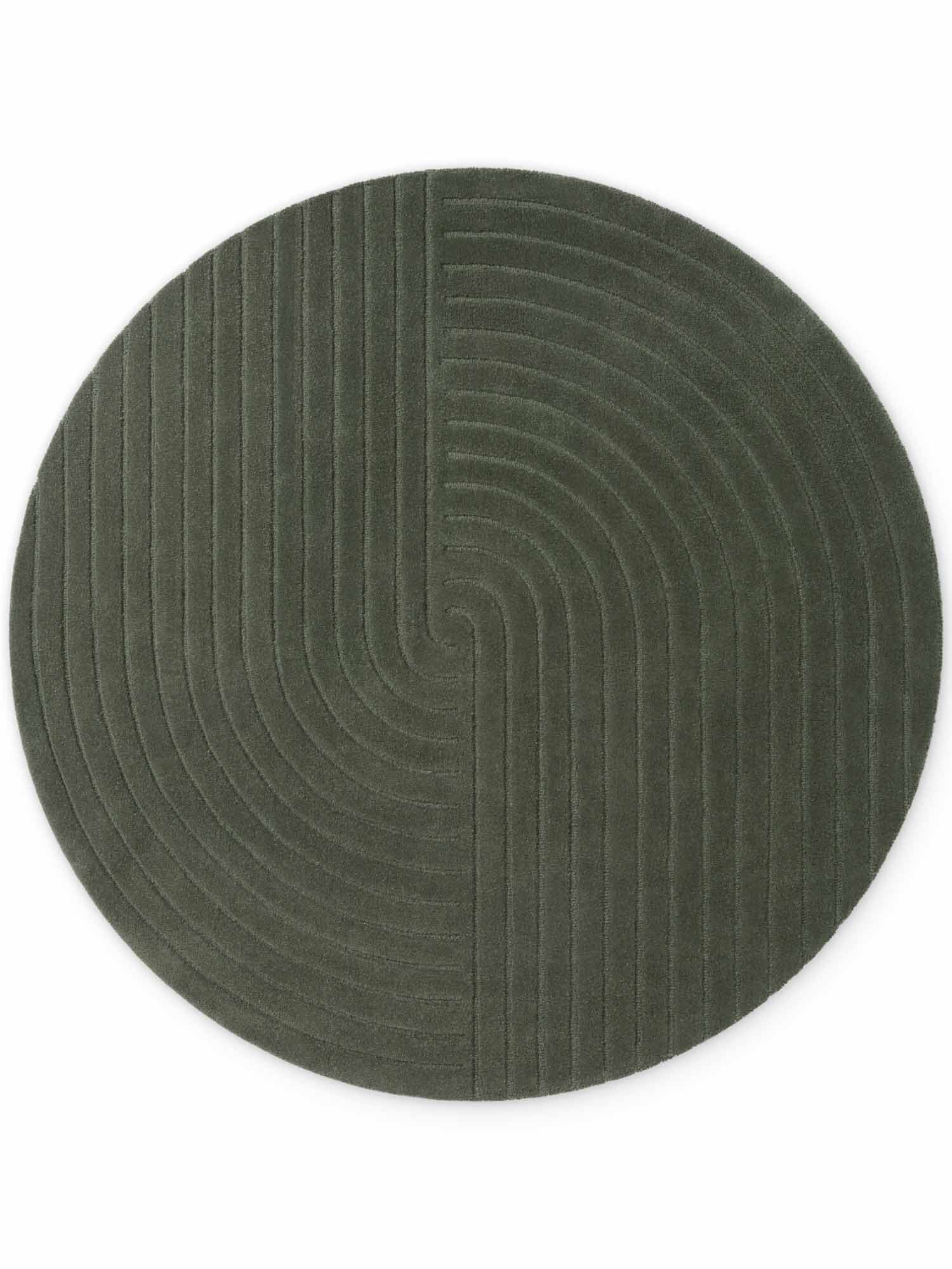 Kusový koberec Vikosa Arcura 106271 Dark Green kruh Kruh Ø 200 cm