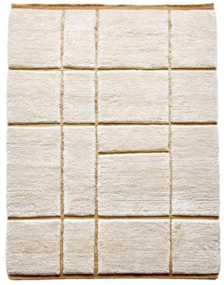 Ručně vázaný kusový koberec Radiant Mohair Desp P41 Mohair White